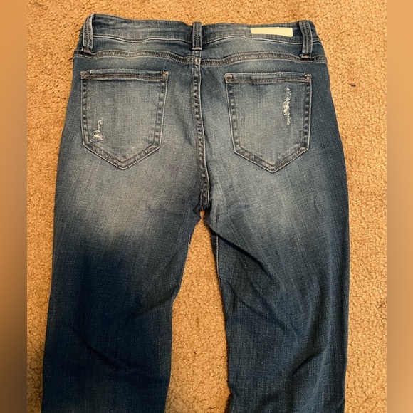 Cello Stylish Blue Distressed Jeans Women’s size 9 - Picture 8 of 8